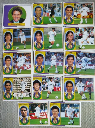 Lote 14 cromos Real Madrid Liga 96/97
