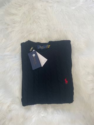 Maglione Ralph Lauren Uomo Nero Taglia L