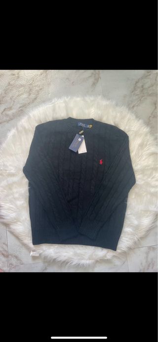 Maglione Ralph Lauren Uomo Nero Taglia L