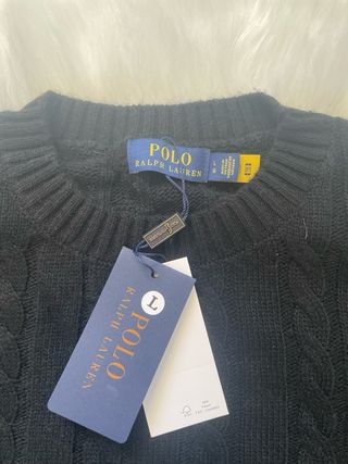 Maglione Ralph Lauren Uomo Nero Taglia L