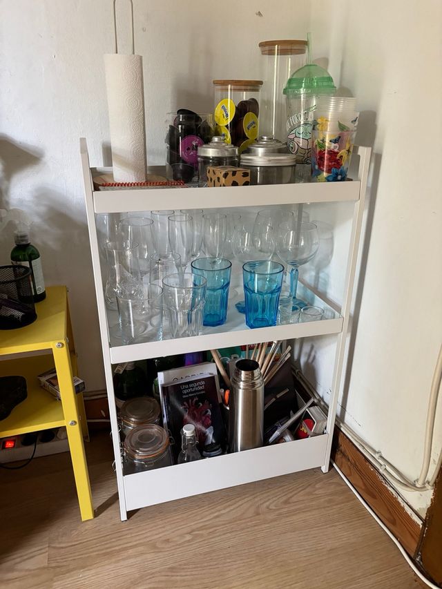 Ayudante IKEA Blanco Metal