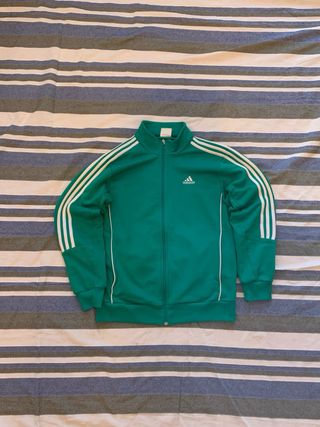 Chaqueta Adidas Vintage Verde, Track Jacket Unisex