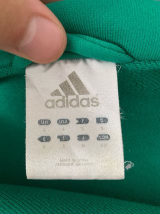 Chaqueta Adidas Vintage Verde, Track Jacket Unisex