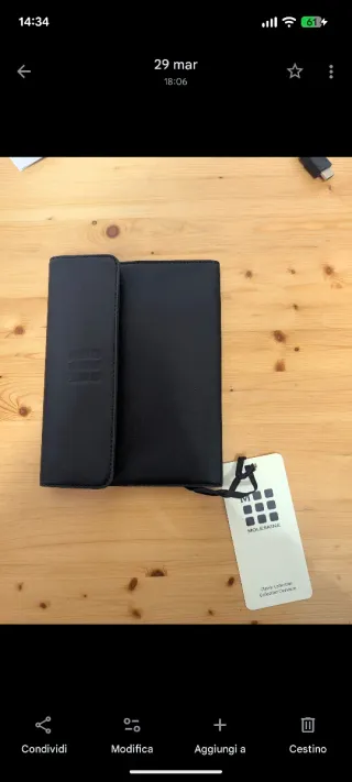 Custodia Moleskine per tablet, iPad e iPad mini 8"