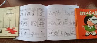 LIBROS COMICOS MAFALDA, BC EL PREHISTORICO Y SARRE
