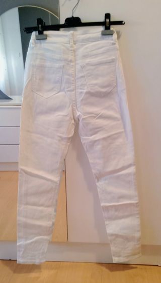 Pantalón vaquero blanco Shein