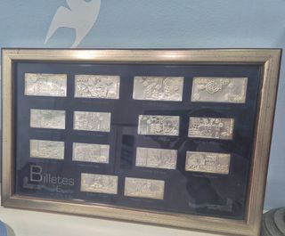 BILLETES DE ESPAÑA EN PLATA