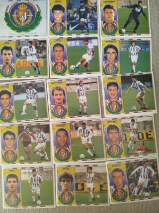 Lote 15 cromos Real Valladolid Liga Este
