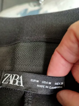 Pantalón vestir Zara negro