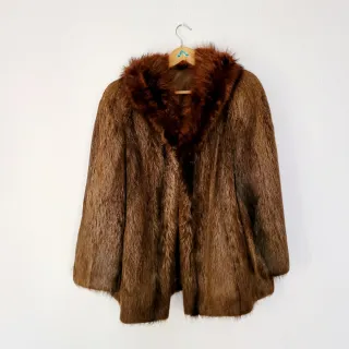 Abrigo de pelo Auténtico