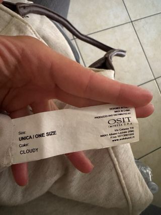 Borsa con faccina panda