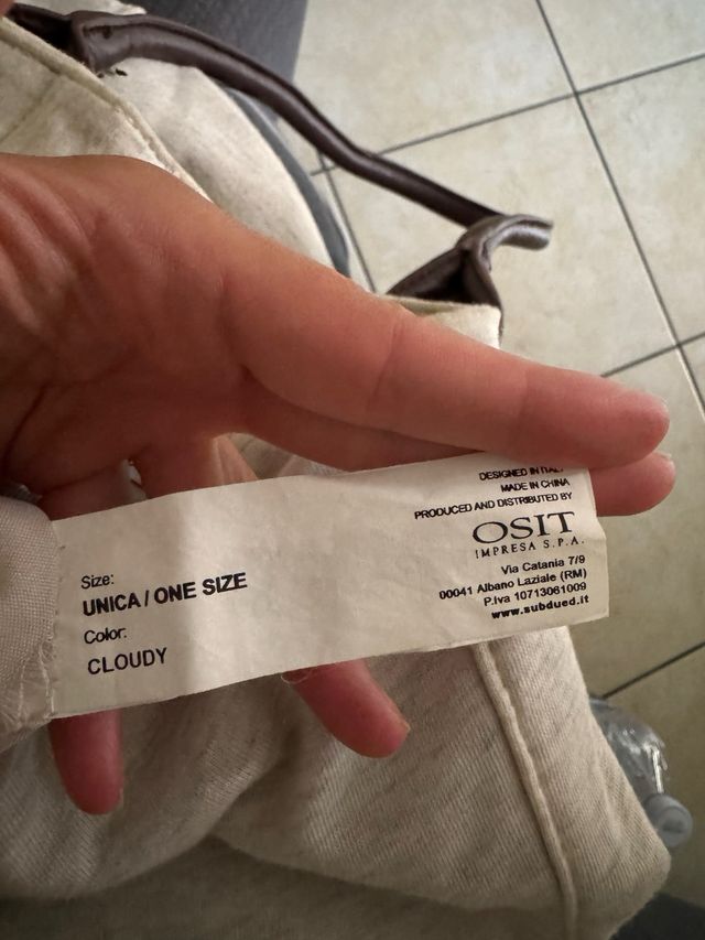 Borsa con faccina panda