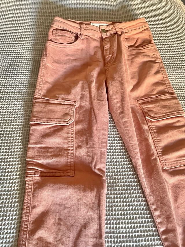 Pantalón Subdued Talla S salmón 