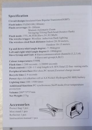 Flash TTL Triopo TR985 per Nikon