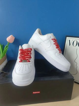 N݉ike A݉ir f݉orce 1 L݉ow Supreme White Talla 39