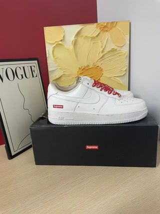 N݉ike A݉ir f݉orce 1 L݉ow Supreme White Talla 40