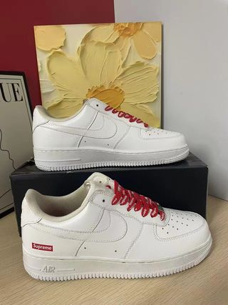 N݉ike A݉ir f݉orce 1 L݉ow Supreme White Talla 40