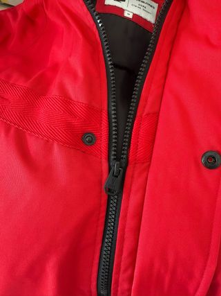 Abrigo Jack & Jones Rojo con Capucha