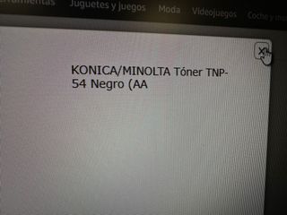 Tóner Konica Minolta TNP-54 Negro TNP54