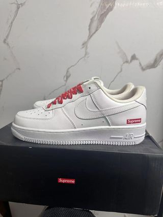 N݉ike A݉ir f݉orce 1 L݉ow Supreme White Talla 42
