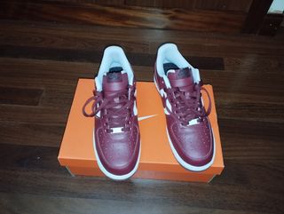 Nike Air Force 1 Rojas y Blancas