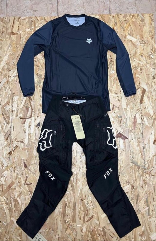 Traje Motocross Fox Negro