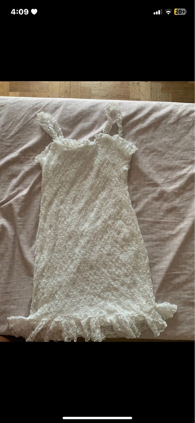 Vestitino bianco in pizzo