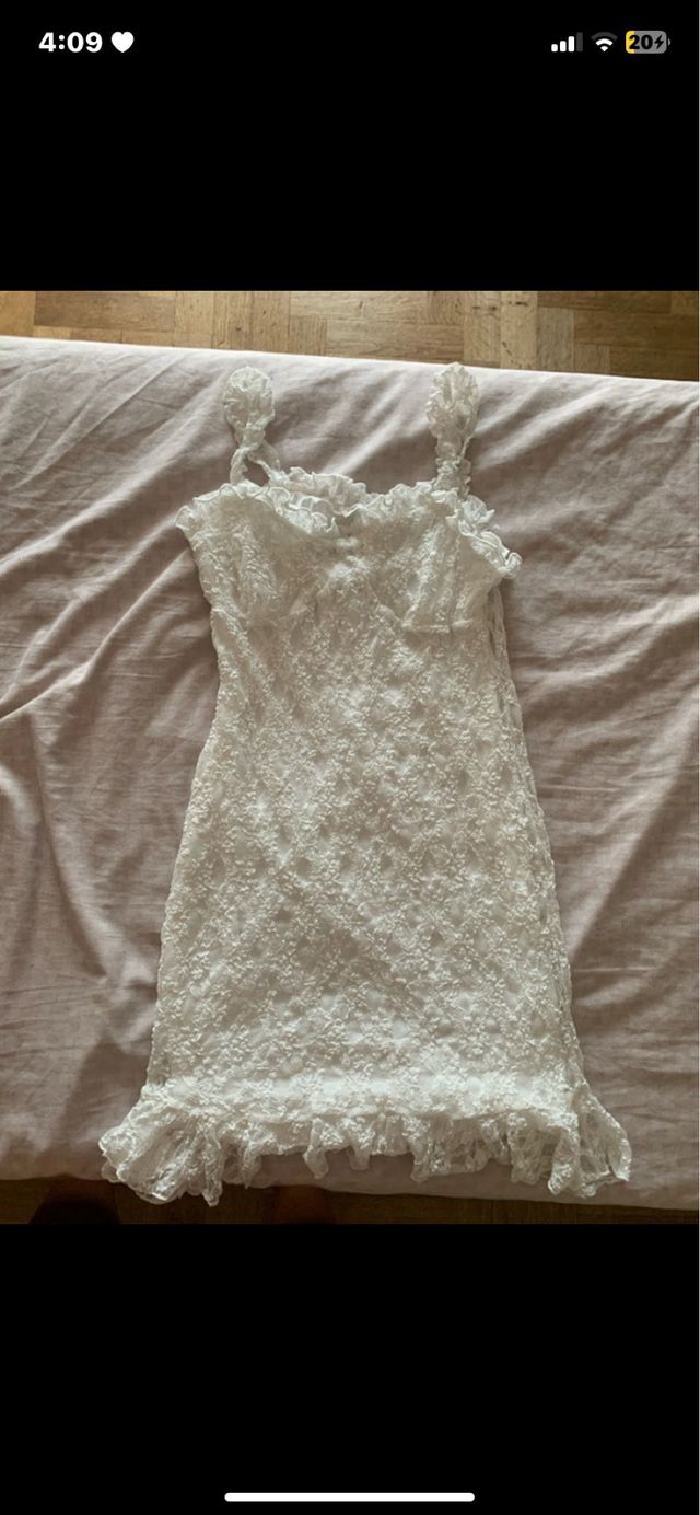 Vestitino bianco in pizzo