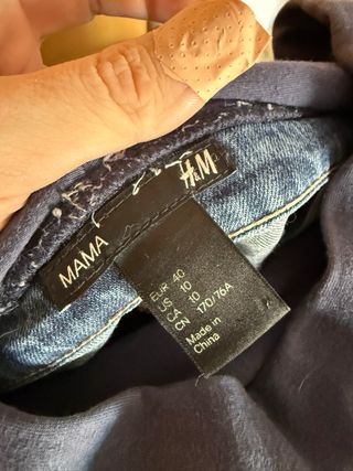 Pantalones vaqueros premamá H&M talla M