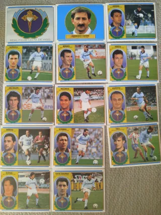 Lote cromos Liga Este 96/97 Celta de Vigo