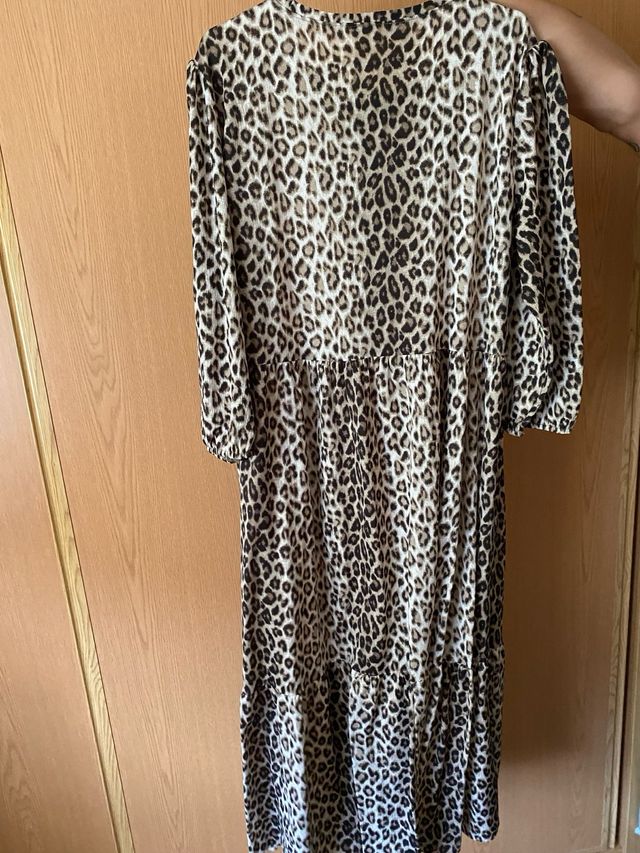 Vestido Zara Animal Print Talla L