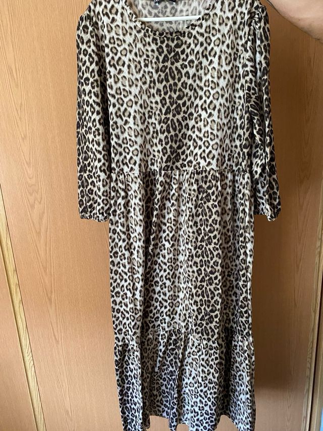Vestido Zara Animal Print Talla L