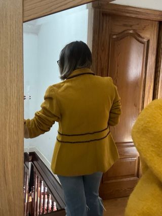 Blazer vintage retro amarillo