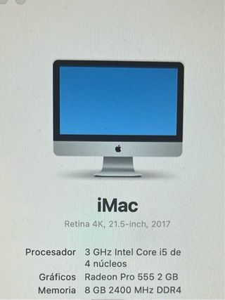iMac 21.5 2017