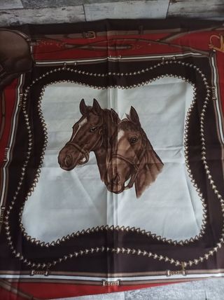 Foulard Emiliani con Cavalli 76x73 cm