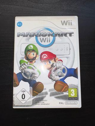 Lote 3 Videojuegos Wii: Mario Kart, Mario Party 9,