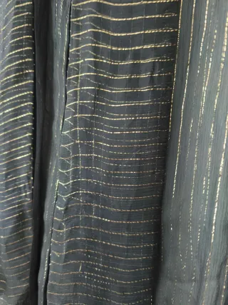 Camisa Mango seda hilos dorados talla M