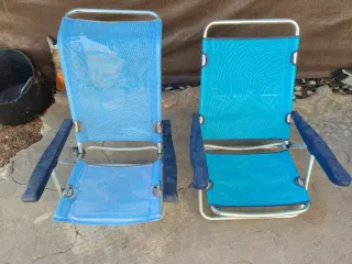 5€ Sillas de Playa Plegables (2 unidades)