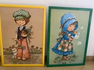 Conjunto 2 Cuadros Mary May Vintage