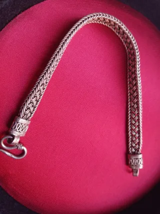 Bracciale uomo argento
