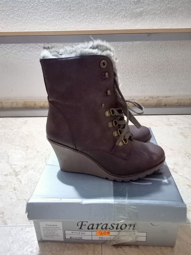 Botas Marrones Talla 39 para la nieve