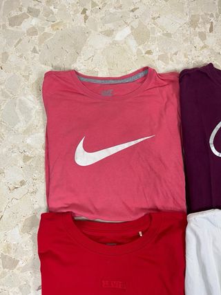 Lote 3 Camisetas Mujer Talla L: Nike, Levi's, Supe