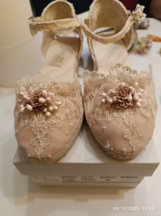 Sandalias comunión niña talla 360  Albacete capita
