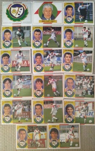 Lote cromos Liga Este Rayo Vallecano
