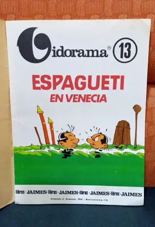 Cómic 1971 Espagueti en Venecia Vidorama Antiguo