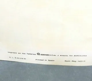 Cómic 1971 Espagueti en Venecia Vidorama Antiguo