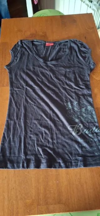 Camisa Budweiser Negra Mujer