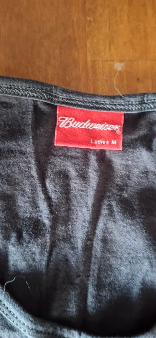 Camisa Budweiser Negra Mujer