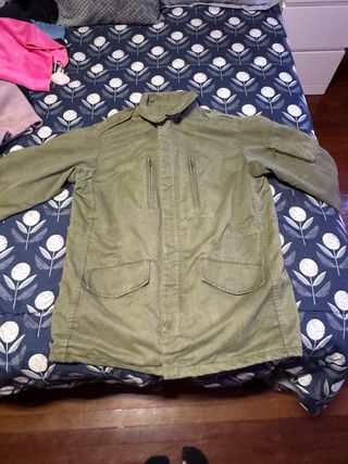 Chaqueta militar verde años 80