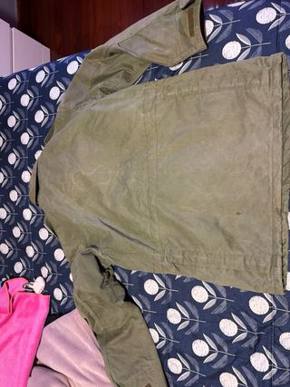 Chaqueta militar verde años 80
